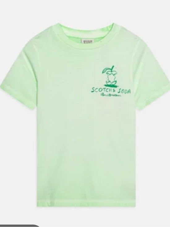 Scotch & Soda Other - Scotch & Soda UNISEX Kids Mint Green Logo Short Sleeve Tee
